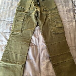 Fashion Nova Olive Straight Leg Pants cargos